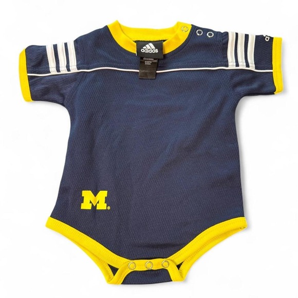 adidas Other - Adidas Michigan Wolverines baby bodysuit 3-6 months